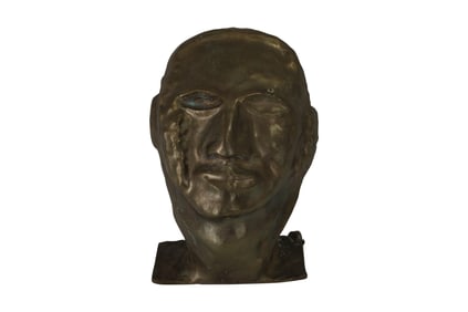 Mid Century Bronze Bust