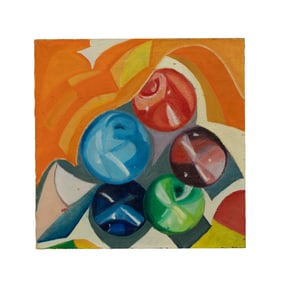 Abstract Oil on Canvas