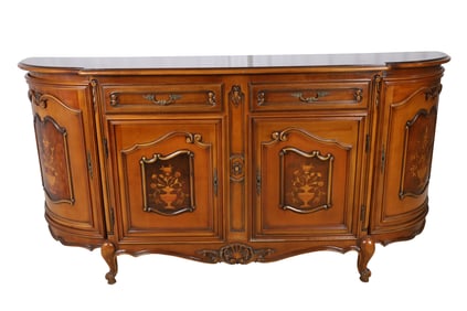 Inlaid French Style Breakfront