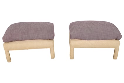 Parson Style Ottomans - Pair