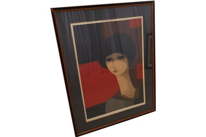 Modern Woman Lithograph