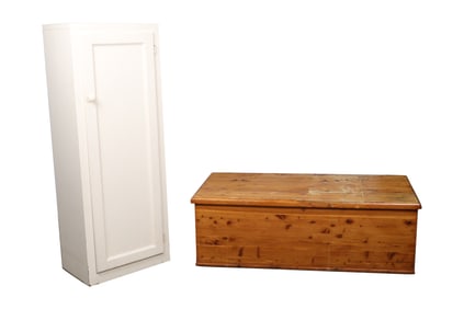 Lot of 2 Antique Chests