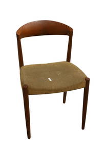 Knud Andersen - Danish Dining Chair: A Knud Andersen Danish side chair Dimensions:30x18.5x18