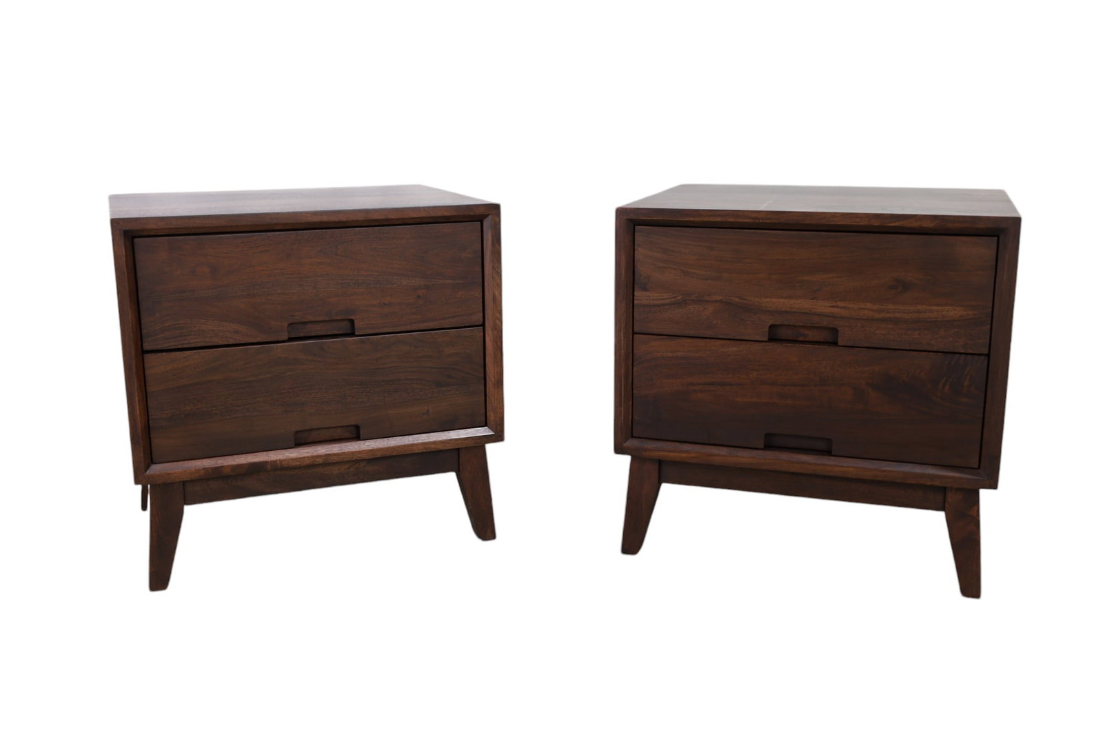 Walnut End Stands - Pair (1 of 9)