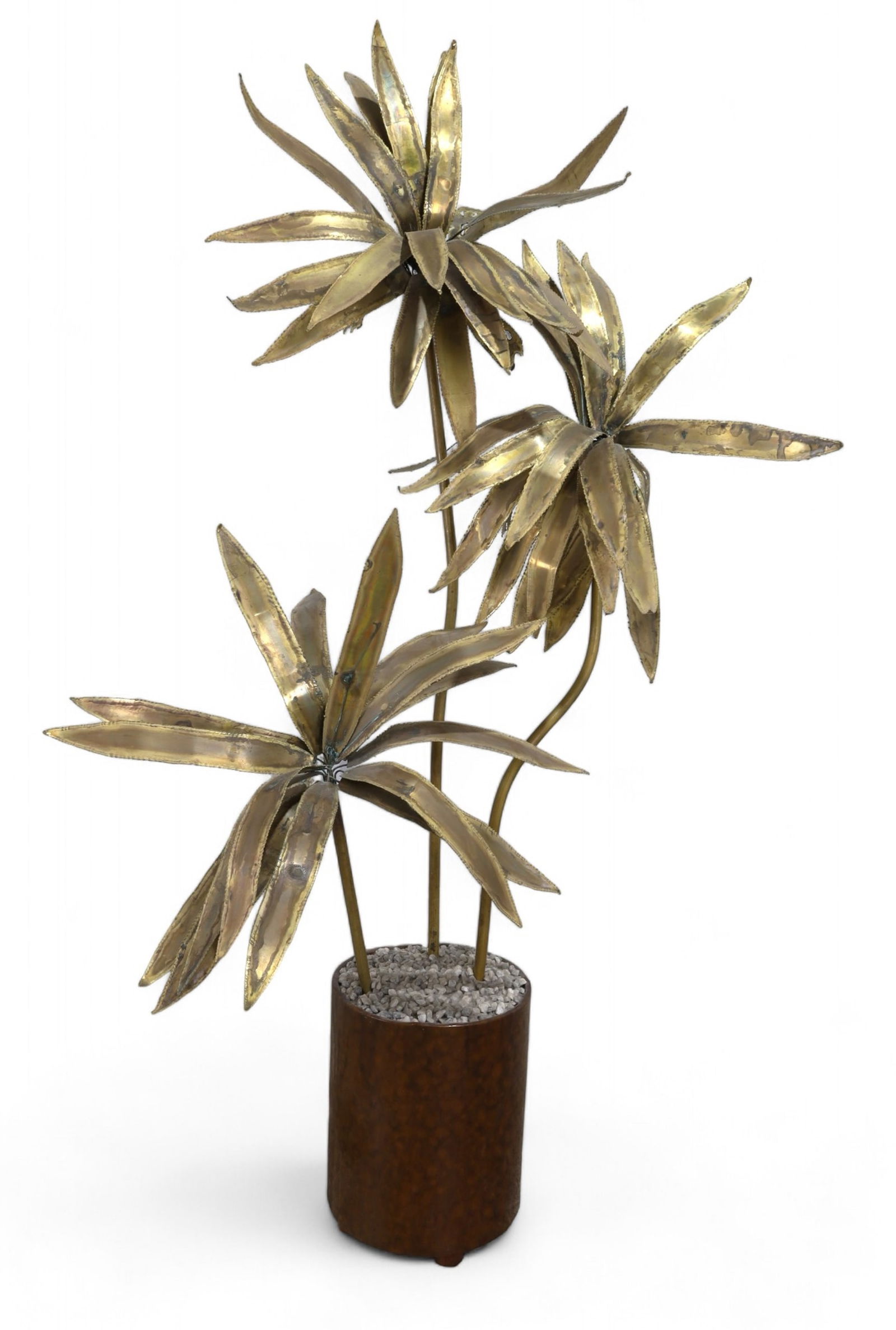 Mid Century Brutalist Palm Sculpture (1 of 11)