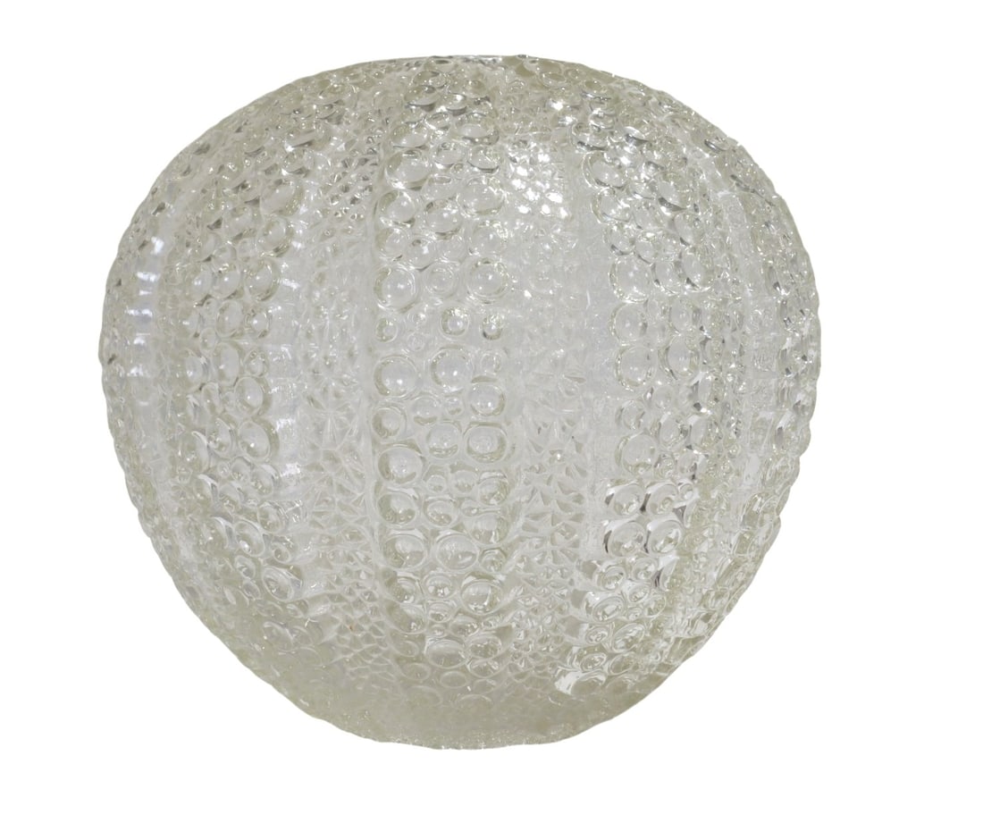 Barovier & Toso Style Urchin Vase: A Barovier & Tose style glass Bugnati series urchin vase,