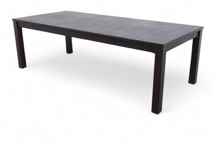 Karl Springer Linen Wrapped Coffee Table