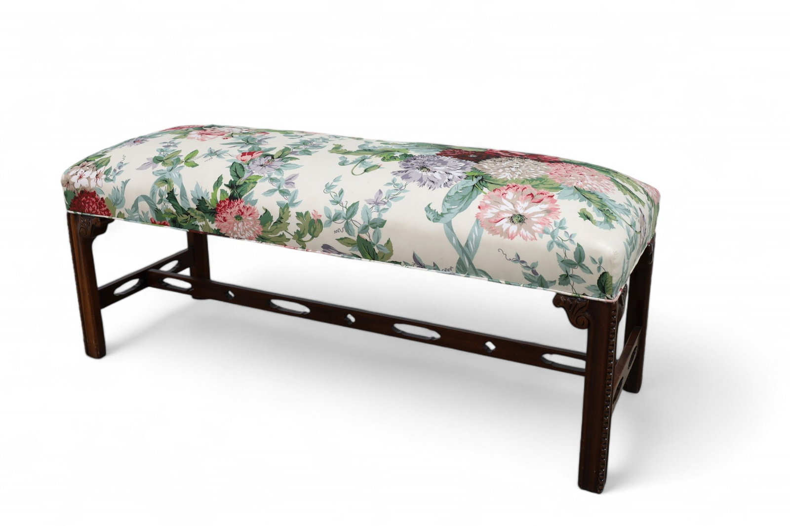 Southwood Chippendale Style Bench Hickory North Carolina (1 of 7)