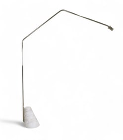 Marble & Chrome Floor Lamp