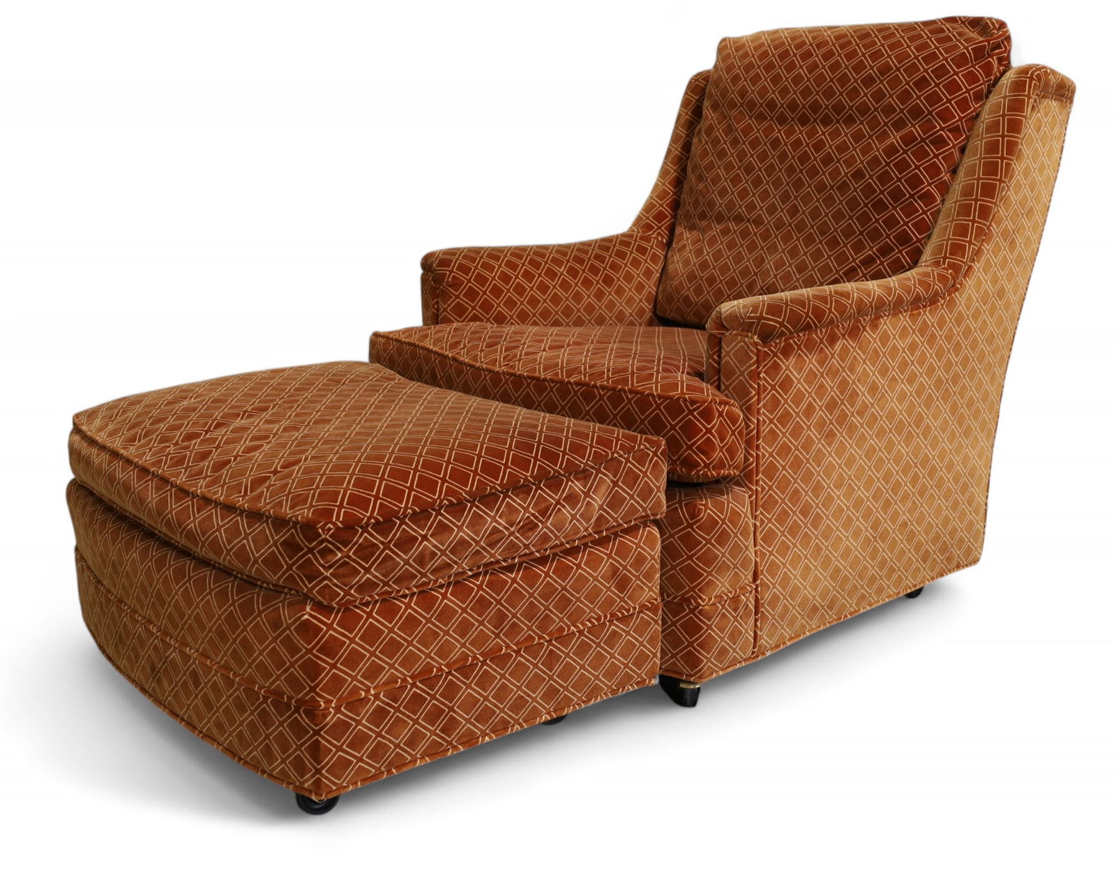 John Stuart Lounge Chair & Ottoman (1 of 9)