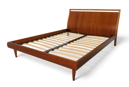 Danish Modern Cherry Bed