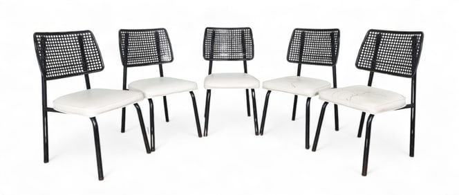 Urban Industrial Mesh Back Chairs - 5