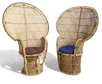 Peacock Cane Chairs - 2