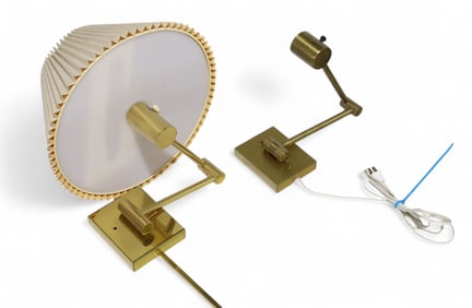 Mid Century Hansen Brass Sconces - 2