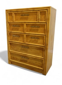 Lea Faux Bamboo High Chest