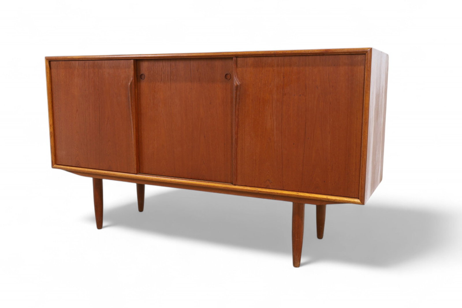 Danish Teak Sliding Door Credenza (1 of 12)