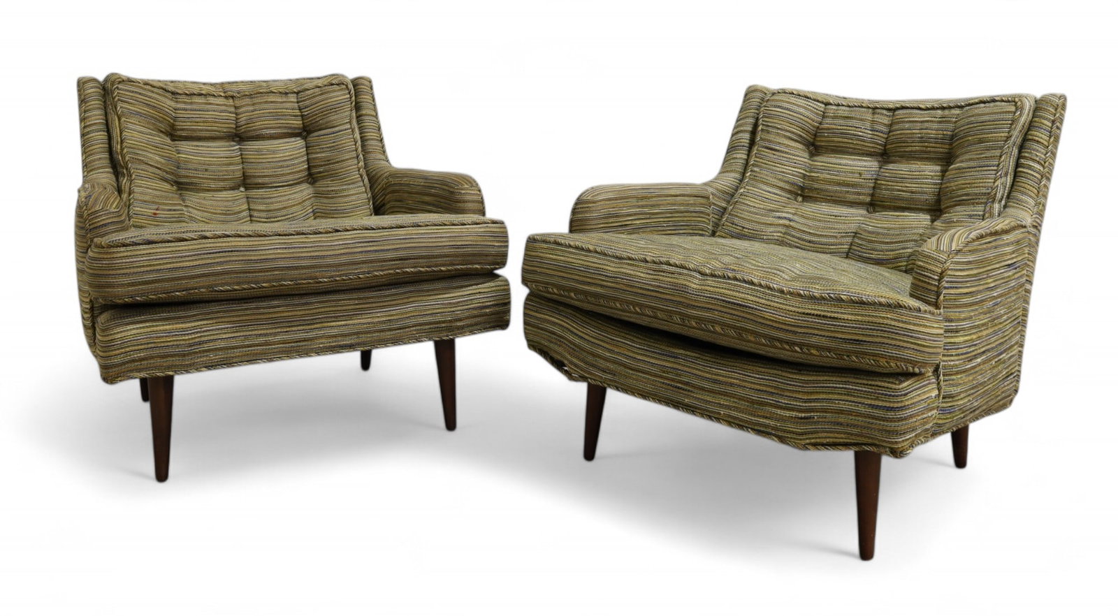 Mid Century Lounge Chairs - Pair (1 of 8)