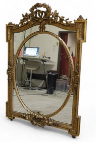 Ornate Antique Venetian Gold Leaf Mirror