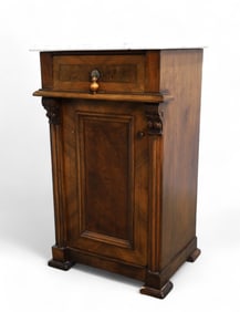 Victorian Marble Top Nightstand
