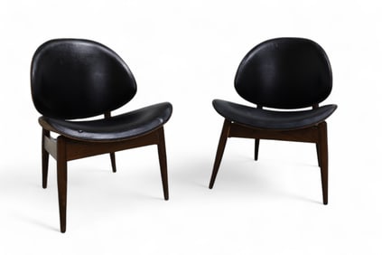Kodawood Clam Chairs - Pair