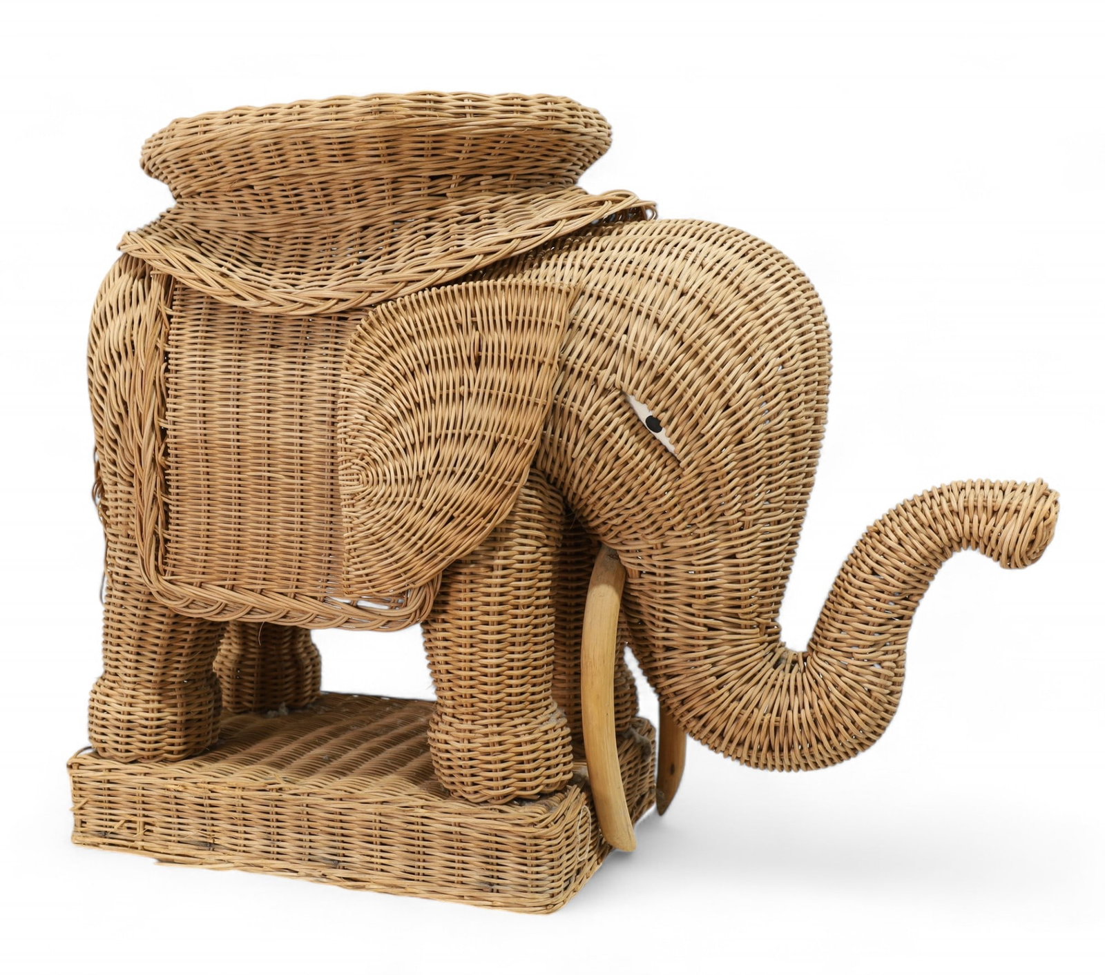 Wicker Elephant Table (1 of 5)