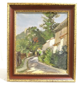 Signed Jerzy Gnatowski Oil on Canvas