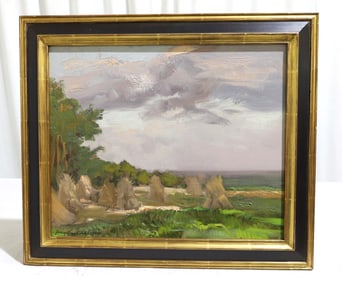 Signed Jerzy Gnatowski Oil on Canvas