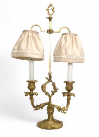 Antique Bronze Candle Lamp