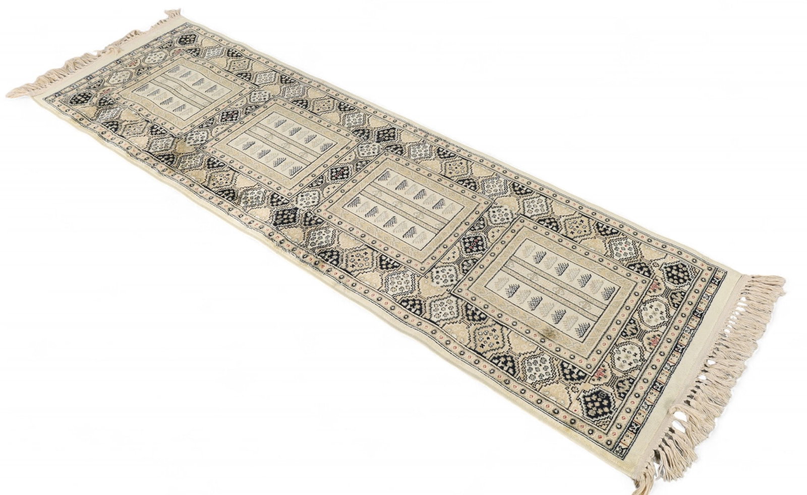 Silk Blend Oriental Runner Rug (1 of 7)