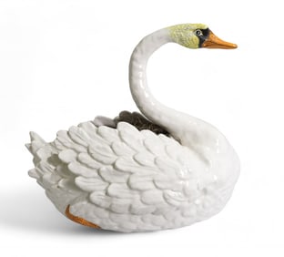 Italian Porcelain Swan