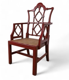 Chinese Chippendale Arm Chair