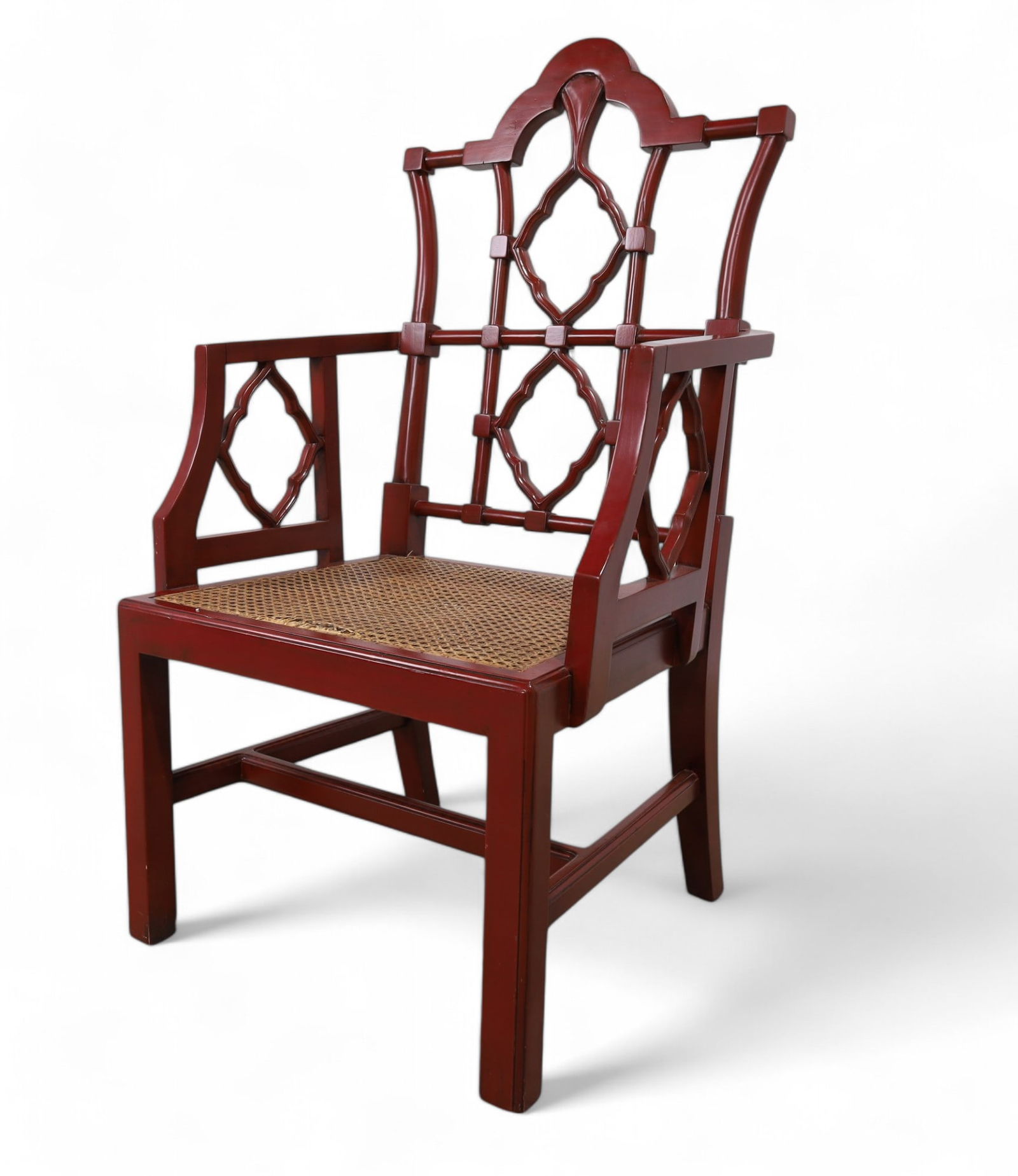 Chinese Chippendale Arm Chair (1 of 8)