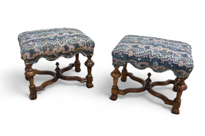 English Style Benches - Pair