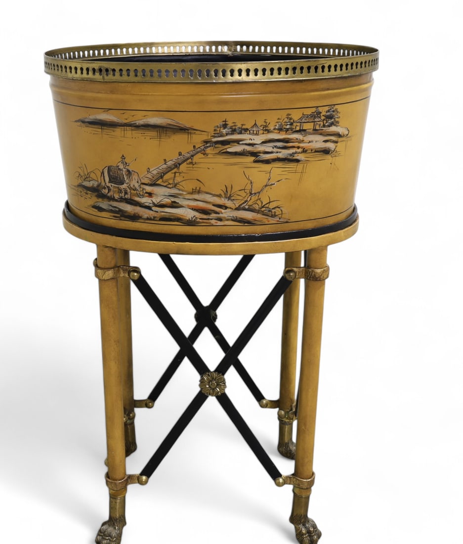 Maitland Smith Toleware Regency Style  Planter (1 of 10)