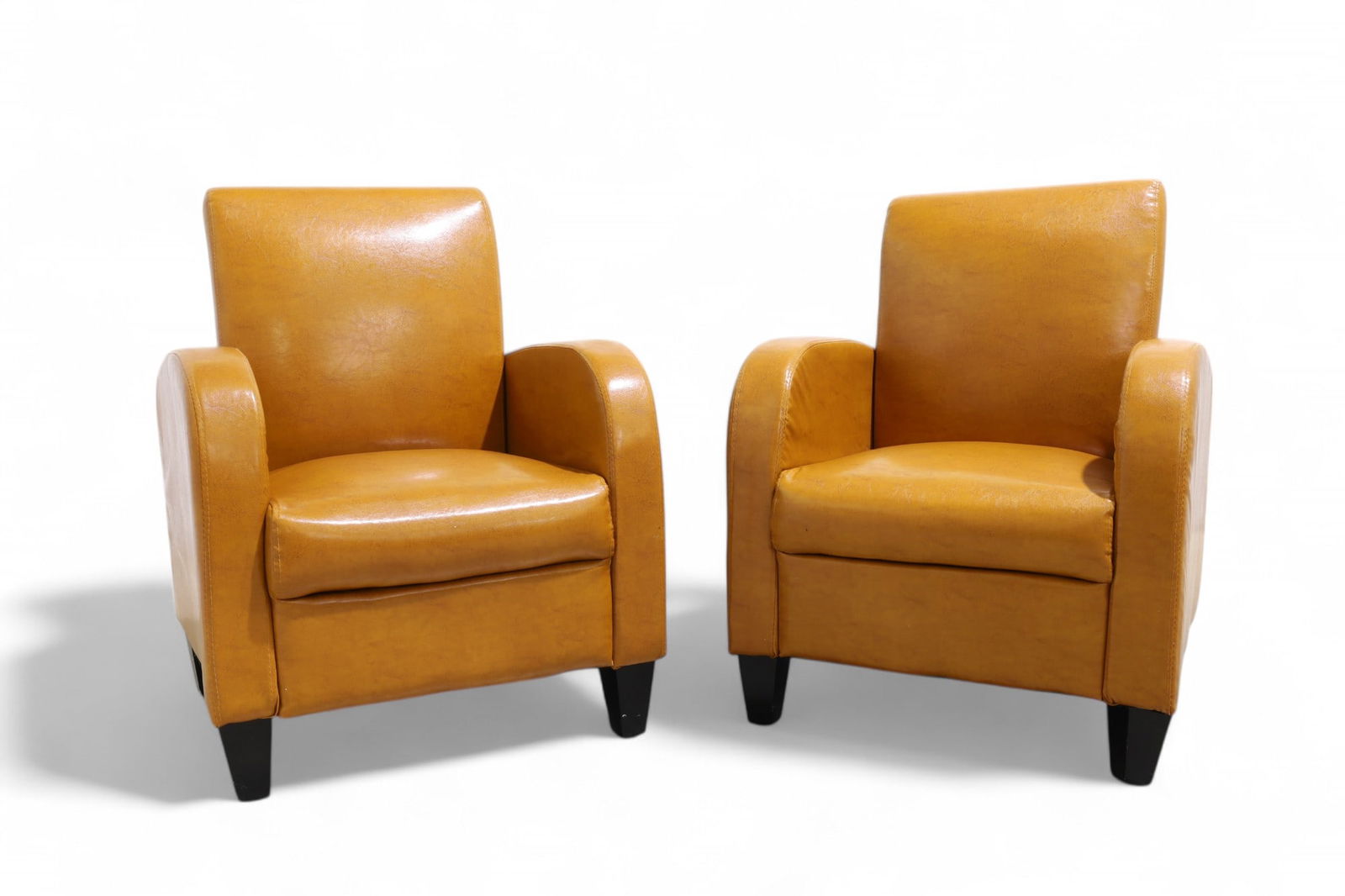 Leather Club Chairs - Pair (1 of 7)