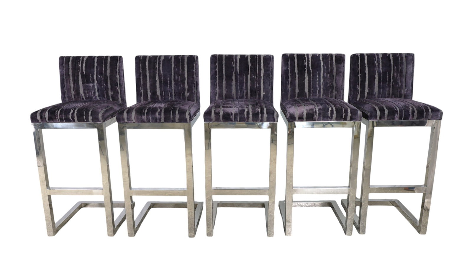 Chrome Cantilever Bar Stools - 5 (1 of 7)