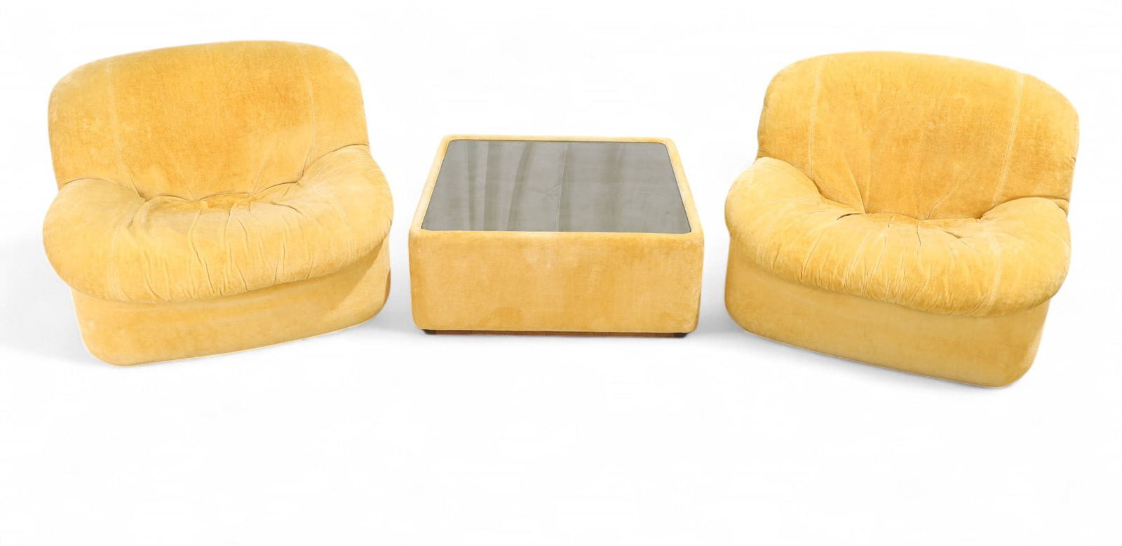 Ligne Roset Style Chairs & Side Table (1 of 11)