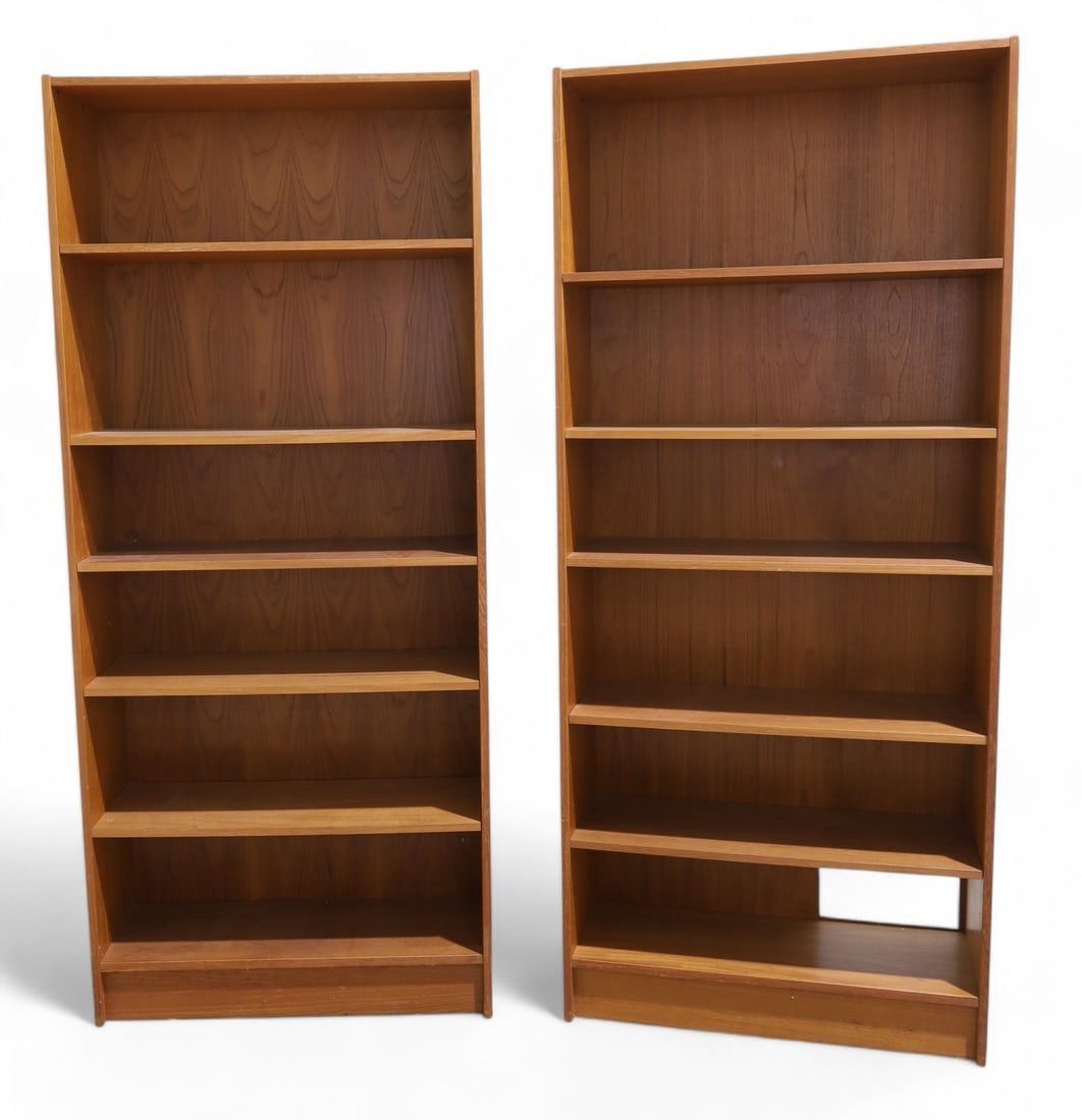 Domino Danish Teak Bookcases - Pair (1 of 8)