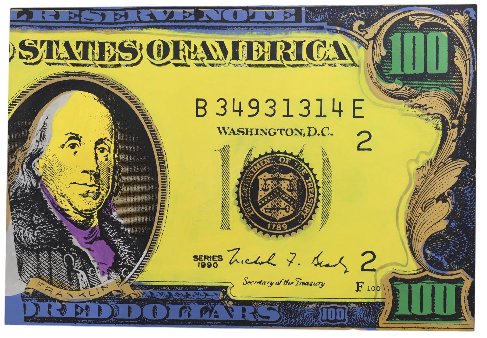 Signed Steve Kaufman - "Big Ben" (1 of 11)