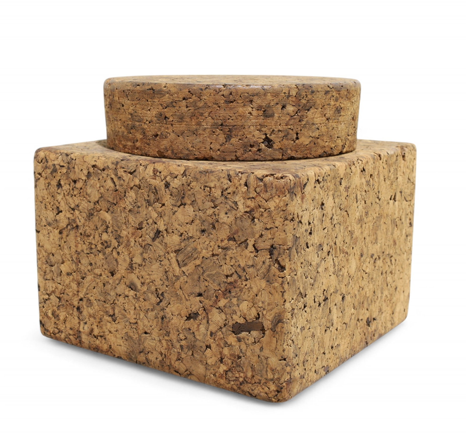 Mort Marton Cork Ice Bucket: A Mort Marton cork ice bucket Dimensions:8x9x9
