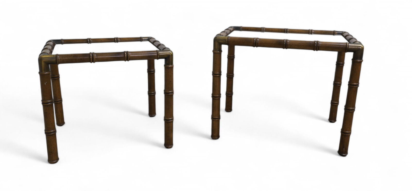 Faux Bamboo Side Tables - 2 (1 of 10)