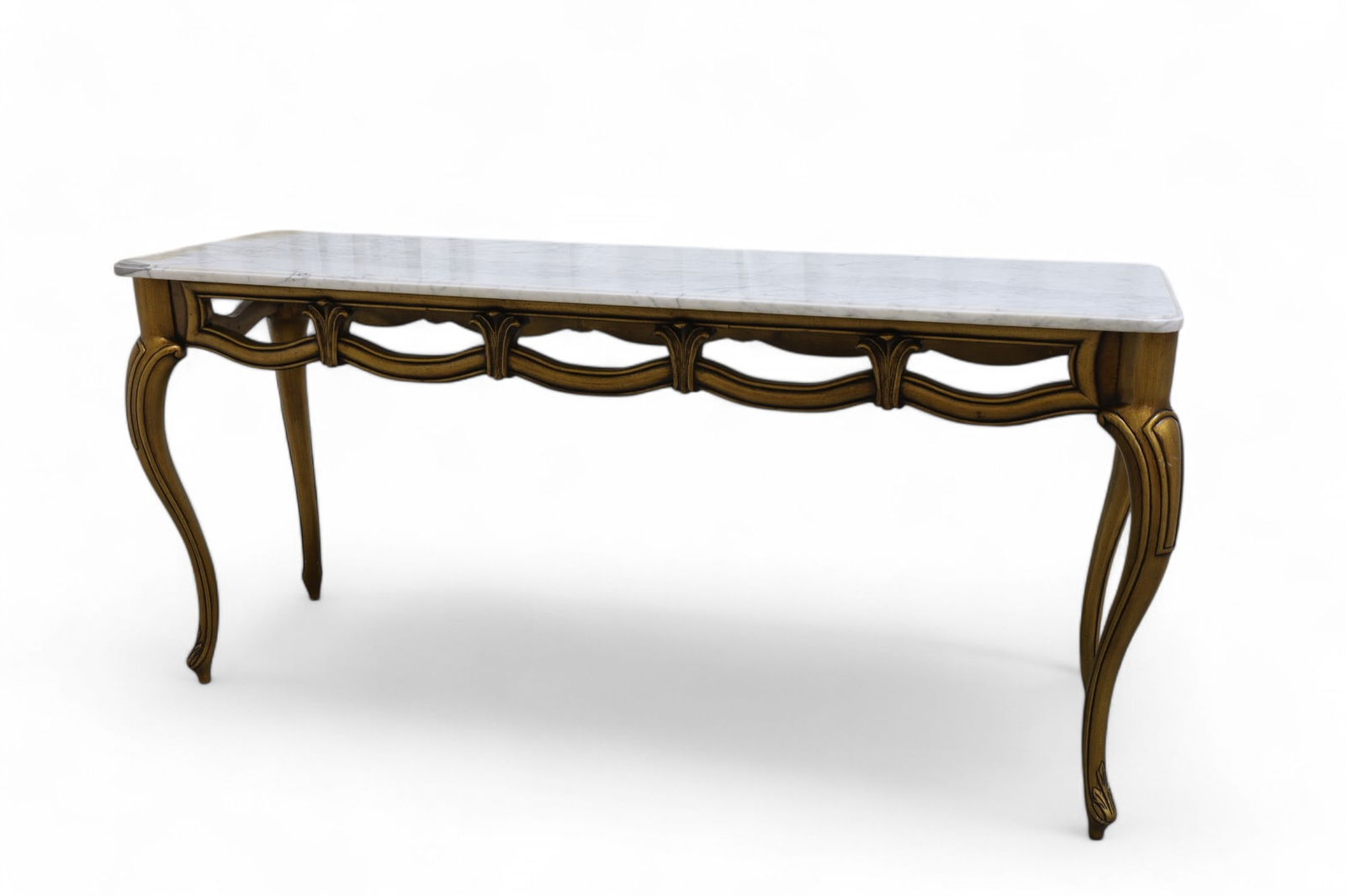 Italian Style Marble Top Console Table (1 of 7)