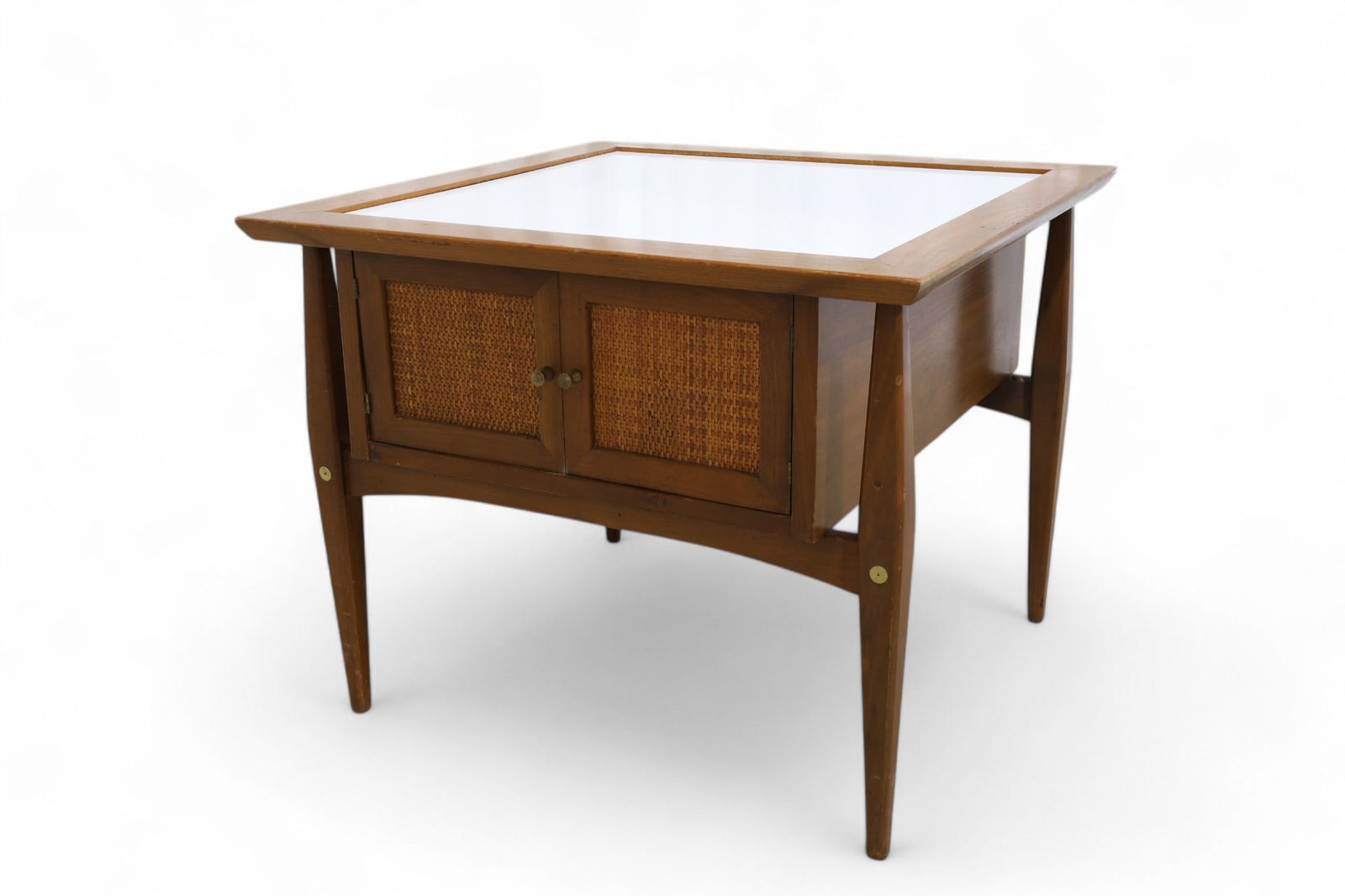 Cane Front Side Table (1 of 10)