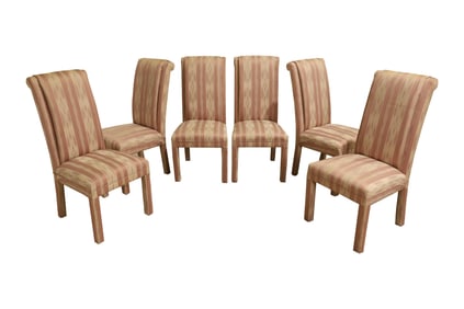 Upholstered Parsons Dining Chairs - 6