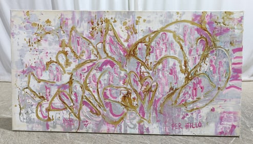 Per Hillo - Oil on Canvas " In Love in the Garden"