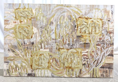 Per Hillo - Oil on Canvas "Romantic Living"