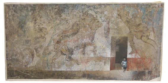 Signed Gerard Puvis - "Le Nain"