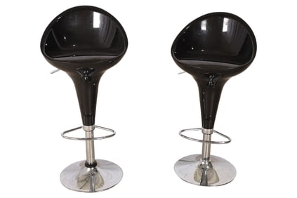 Post Modern Ice Cream Scoop Stools - Pair