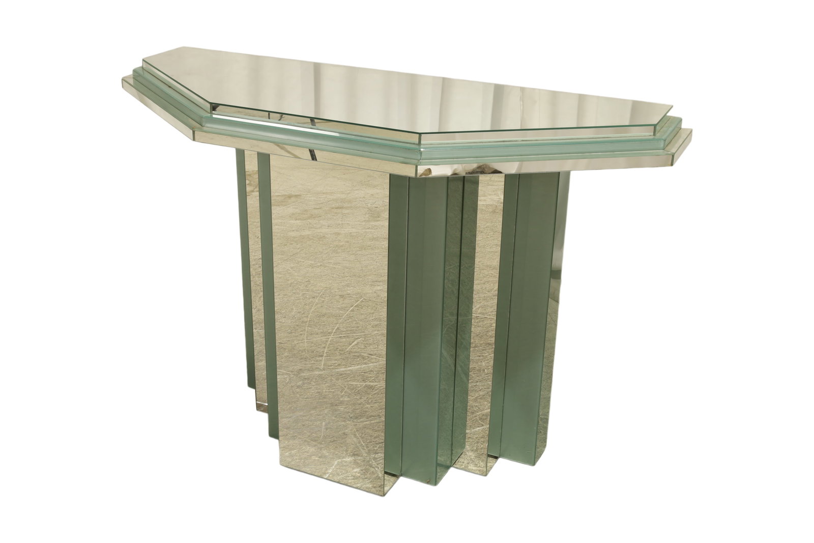 1980's Mirrored Console Table (1 of 4)
