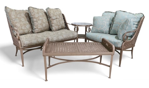 Cast Aluminum Porch Set - 4 Pcs.